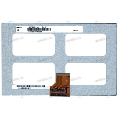 7.0 inch N070LGE-L41 (105х165х3,5 мм) 1024x600 LED 40 пин  NEW