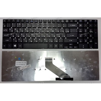 Keyboard Acer Aspire 5755G, 5830T, 5830G, Gateway NV53A, NV55C, NV59, NV59C (Black/Matte/RUO) чёрная матовая русифицированная