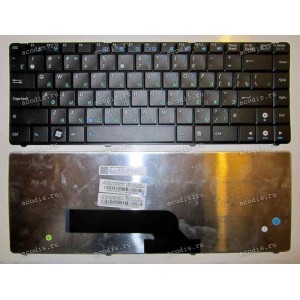 Keyboard Asus F82, K40, P80, P81, X8 (Black/Matte/RUO) чёрная матовая русифицированная