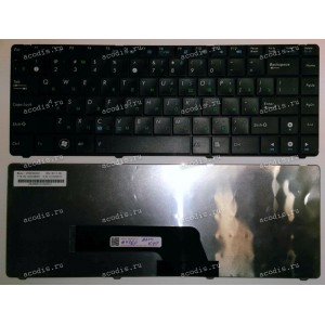 Keyboard Asus F82, K40, P80, P81, X8 (Black/Matte/RUO) чёрная матовая русифицированная