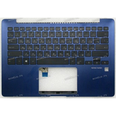 Keyboard Asus UX331U синий (13N1-3JA0811)+ Topcase русифицированная
