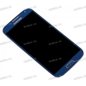 5.0 inch Samsung Galaxy S4 GT-i9500 (LCD+тач) синий с рамкой 1920x1080 LED  NEW