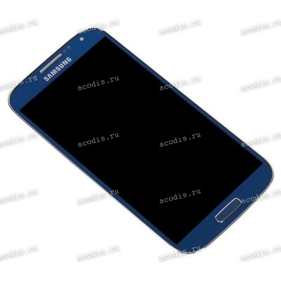 5.0 inch Samsung Galaxy S4 GT-i9500 (LCD+тач) синий с рамкой 1920x1080 LED  NEW