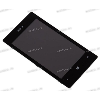 4.0 inch Nokia Lumia 520 (LCD+тач) черный с рамкой 800x480 LED  NEW