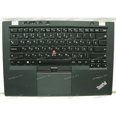 Keyboard Lenovo ThinkPad X1 Carbon + topcase (1.4RQKB.055) (Black/Matte/RUO) русифицированная