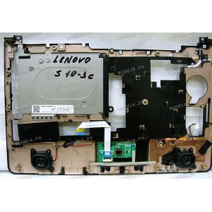 Palmrest Lenovo IdeaPad S10-3c черный, с динамиками.
