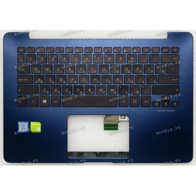 Keyboard Asus UX430U синий (13N1-2YA0921) + Topcase русифицированная