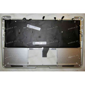 Keyboard Apple MacBook 11.6" A1370(2011), A1465(2012) with 11,6 TOPCASE w/o touchpad Европа Вертикальный ENTER (Black/Matte/LED/UK) чёрная матовая