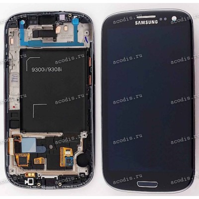 4.8 inch Samsung I9300i (S3 Duos) (LCD+тач) черный с рамкой 1280x720 LED  NEW
