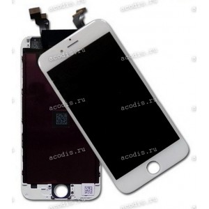 5.5 inch Apple iPhone 6 Plus (LCD+тач) белый с рамкой 1920x1080 LED  NEW / AAA