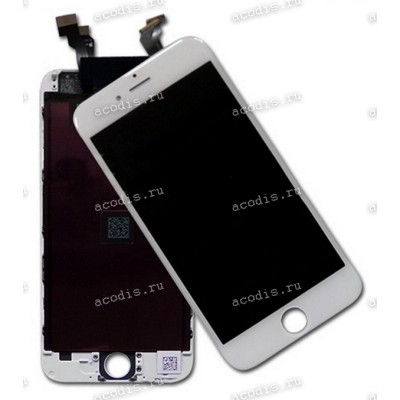 5.5 inch Apple iPhone 6 Plus (LCD+тач) белый с рамкой 1920x1080 LED  NEW / AAA