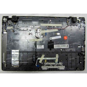 Keyboard Samsung NP300E5A-S08RU + topcase (p/n: BA75-03405C) (Black/Matte/RUO) чёрная матовая