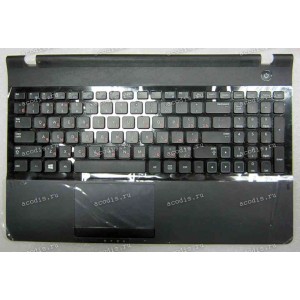Keyboard Samsung NP300E5A-S08RU + topcase (p/n: BA75-03405C) (Black/Matte/RUO) чёрная матовая Keyboard Samsung NP300E5A-S08RU + topcase (p/n: BA75-03405C) (Black/Matte/RUO) чёрная матовая