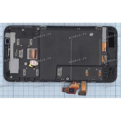 3.8 inch Nokia Lumia 620 (LCD+тач) черный с рамкой 800x480 LED  NEW