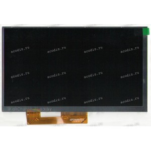 7.0 inch LXJD070WHM270-21Y (164x97x2,8 mm, Explay HIT REV.2.1) 1024x600 LED 30 пин  NEW