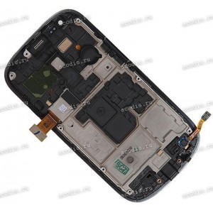 4.0 inch Samsung Galaxy S3 mini GT-I8190 (LCD+тач) синий с рамкой 800x480 LED  NEW