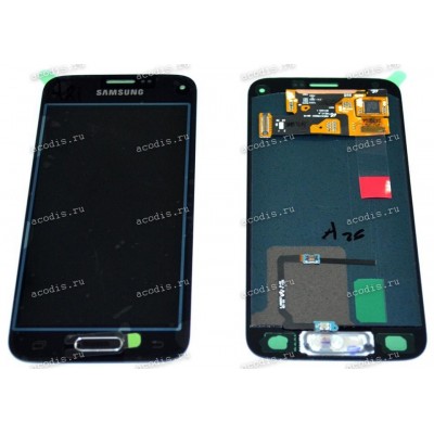 4.5 inch Samsung S5 mini SM-G800F (LCD+тач), черный oem 1280x720 LED  NEW / original