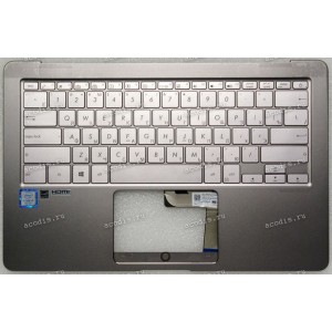 Keyboard Asus UX490F серый металлик ()+ Topcase русифицированная Keyboard Asus UX490F серый металлик ()+ Topcase русифицированная