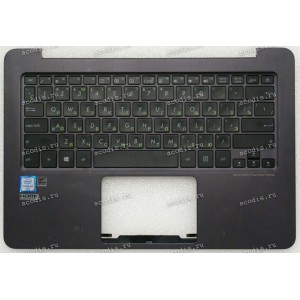 Keyboard Asus UX305FA-2A серо-фиолетовая (13NB06X1AM0201) + Topcase русифицированная
