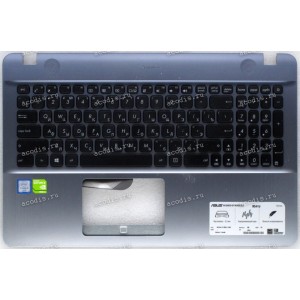 Keyboard Asus R541U серо-синий (39XKFTCJN20) + Topcase русифицированная