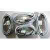 Кабель USB type A male (штекер, папа) <-> Apple iPhone 5, 6, iPad 4, mini, mini 2 Retina Lightning белый 8 pin