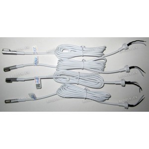 DC Plug Apple MagSafe 1 "L"+ white cable + 2 pin original DC Plug Apple MagSafe 1 "L"+ white cable + 2 pin original