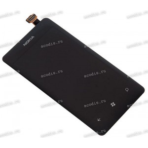 3.7 inch Nokia Lumia 800 (LCD+тач) черный oem 800x480 LED  NEW
