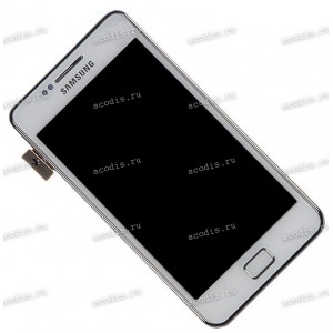 4.3 inch Samsung Galaxy S2 plus GT-I9105 (LCD+тач) белый с рамкой 800x480 LED  NEW