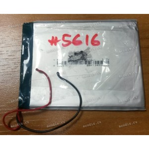 АКБ Li-Pol 3,7V 1400mAh 78x58x2,8 mm с контроллером 2 pin (REC 285878), разбор
