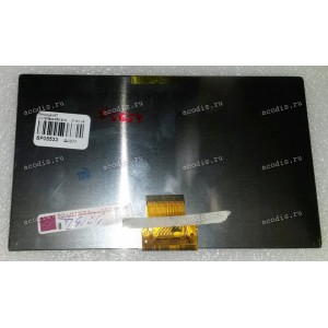 7.0 inch CPT 070141025 (97x164 mm, 40pin, для Digma HIT прямой шл.) 1024x600 LED 40 пин  NEW