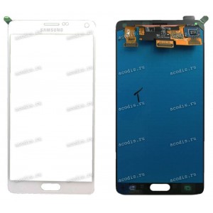5.7 inch Samsung Galaxy Note 4 SM-N910C (LCD+тач) белый 2560x1440 LED  NEW / original