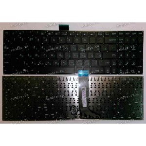 Keyboard Asus X502, X502C, X502CA-1A VivoBook (p/n: 90NB0341-R30190) (Black/Matte/RUO) чёрная матовая русифицированная