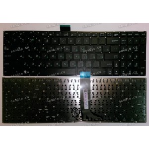 Keyboard Asus X502, X502C, X502CA-1A VivoBook (p/n: 90NB0341-R30190) (Black/Matte/RUO) чёрная матовая русифицированная