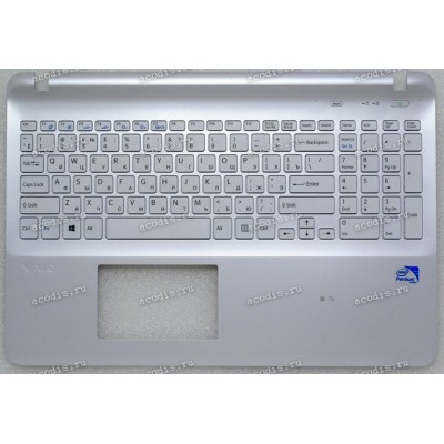 Keyboard Sony FIT 15 SVF15 (White/RUO) белая, русифицированная (p/n: 3PHK9PHN040)+Topcase