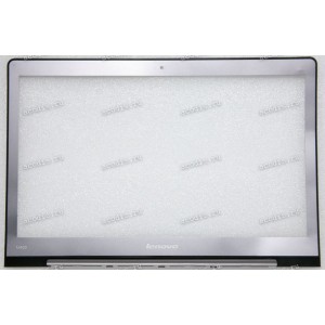 Верх. кр. рамка Lenovo IdeaPad U400 (p/n: 60.4PJ31.002) серебр.