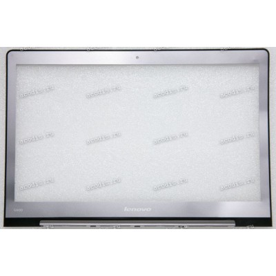 Верх. кр. рамка Lenovo IdeaPad U400 (p/n: 60.4PJ31.002) серебр.