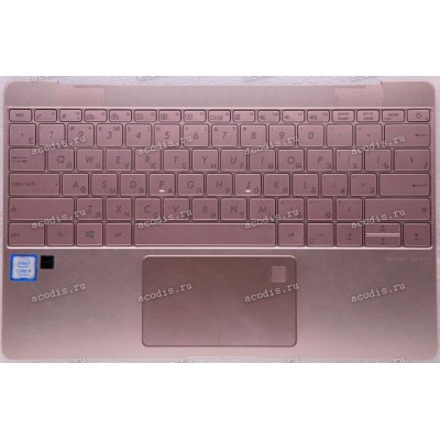 Keyboard Asus UX390U розовый (13N0-UWA0811, 13N0-UWA0821) + Topcase русифицированная