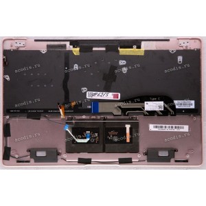 Keyboard Asus UX390U розовый (13N0-UWA0811, 13N0-UWA0821) + Topcase русифицированная