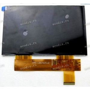 7.0 inch FPC-LB07025.v2 (103x165 mm) 1024x600 LED 40 пин  NEW