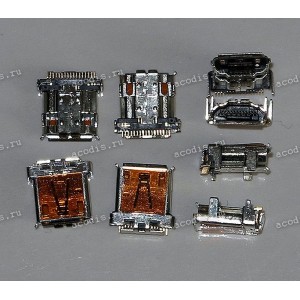 MicroUSB & HDMI Jack 17 pin SMD Acer IconiaTab A510, A511, A700, A701 (Compal LS-8021P r1.0) (#6361)