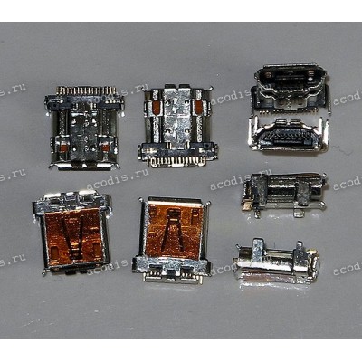 MicroUSB & HDMI Jack 17 pin SMD Acer IconiaTab A510, A511, A700, A701 (Compal LS-8021P r1.0) (#6361)