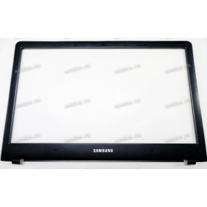 Верх. кр. рамка Samsung NP470R5E-X01RU (p/n: BA75-04614A) чёрная UNIT-HOUSING_FRONT_LCD;RAMOS-15M,PC/ABS