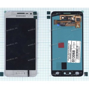 4.5 inch Samsung A300F (A3) (LCD+тач), oem серебряный 960x540 LED  NEW / original