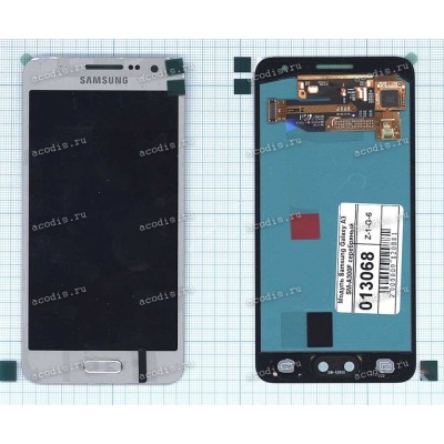 4.5 inch Samsung A300F (A3) (LCD+тач), oem серебряный 960x540 LED  NEW / original