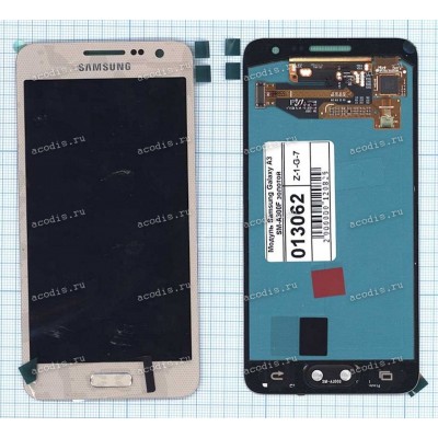 4.5 inch Samsung A300F (A3) (LCD+тач), oem золотой 960x540 LED  NEW / original