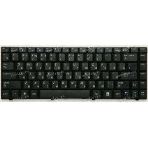 Keyboard Samsung NP-R517, NP-R519, R620, R719 короткая (p/n: BA59-02581C) (Black/Matte/RUO) чёрная матовая Keyboard Samsung NP-R517, NP-R519, R620, R719 короткая (p/n: BA59-02581C) (Black/Matte/RUO) чёрная матовая