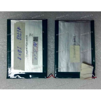 АКБ Digma iDx8 (3,7v, 101x70x3,8 mm, 3 pin сдвоенный), разбор