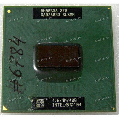 Процессор Socket 479/FC-µPGA Intel Celeron M 370 (p/n: SL8MM) (1.50GHz=100MHz x 15, 1MB