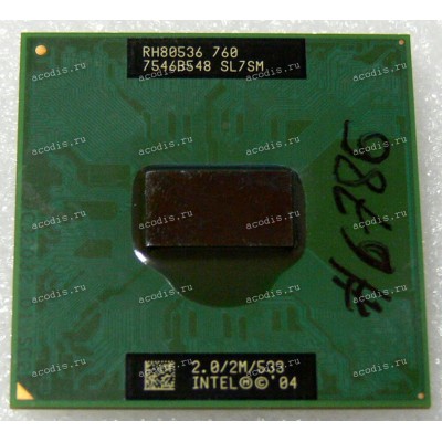 Процессор Socket 479/FC-µPGA Intel Pentium M 735A (p/n: SL8BA) (1.70GHz=100MHz x 17, 2MB