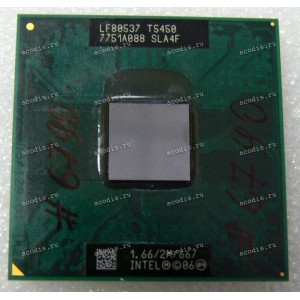Процессор Socket P (PGA-478) Intel Core 2 Duo Mobile T5450 (p/n: SLA4F) (1.67GHz=167MHz x 10, 2Mb